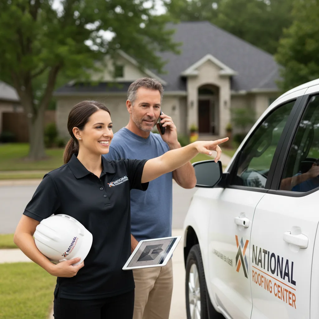 National Roofing Center customer support in Sharps Chapel